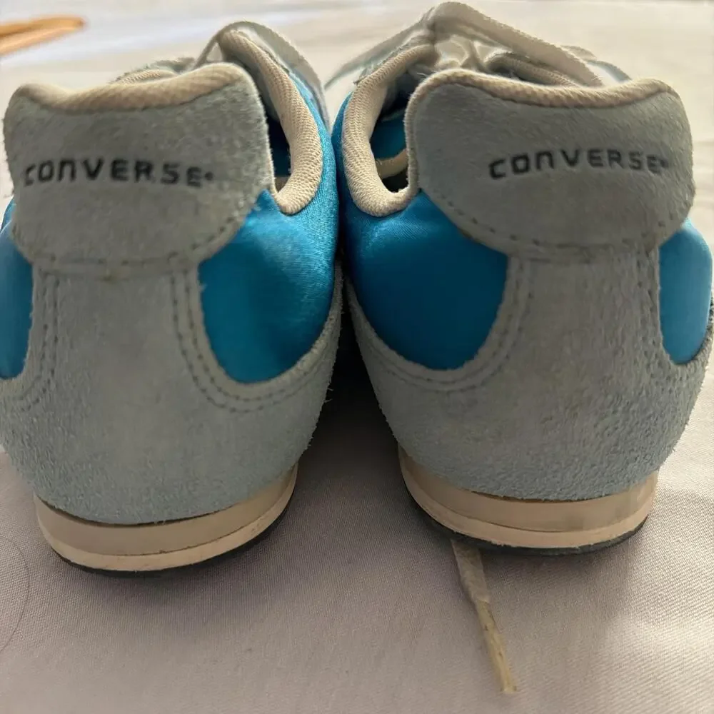 Converse one star blue suede
